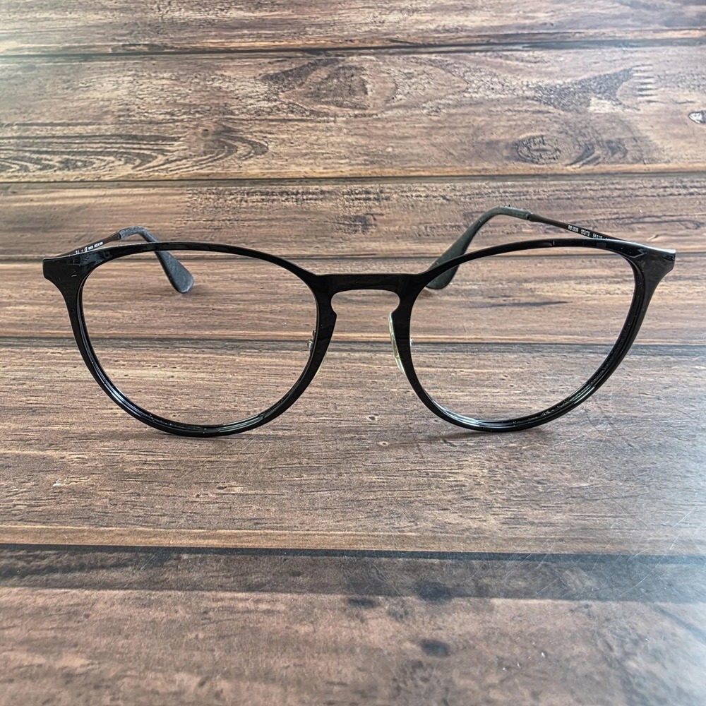 Ray-Ban RB 3539 002/T3 Erika Metal Black Round Eyeglass Frames 54-19-145